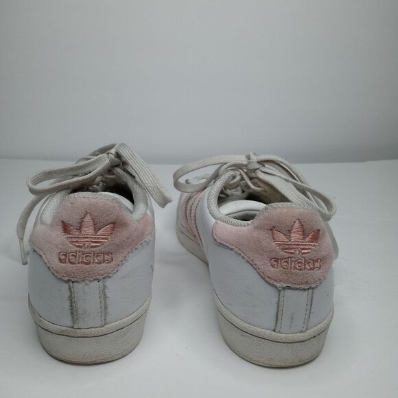 Adidas Superstar white and pink sneakers - Picture 5 of 7